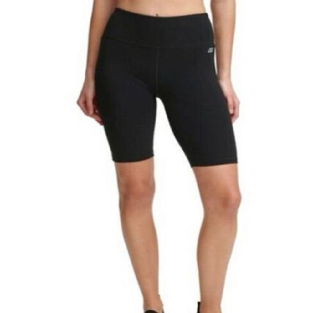 Dkny Sport womans Icon High-Waist Bike Shorts Black Size XS